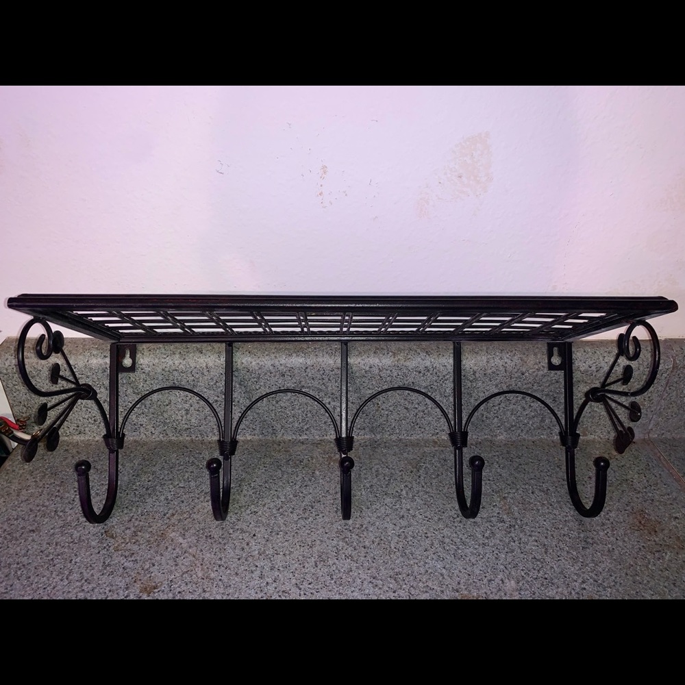 Beautiful black shelf